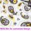 China wholesale hot selling polyester paisley design print minky