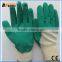 BSSAFETY 13 Guage Green Nylon Lining Foam Latex 3/4 Dipped Rigger Gloves