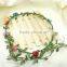 2015 Beautiful floral hairband headband, flower tiara, girls bride garland hairband