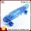 70kgs Top ABC Deck Material OEM Fish Shape Skateboard With LED