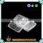 Custom clear pet clamshell food blister packaging
