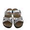 2015 Summer cork outsole platform lady leather sandal shoes