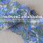 2016 100% polyester elastic lace trim flower pattern in colorful for clothing