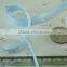 3/8 inch Light Blue Skinny Elastic with Rick Rack Scalloped for Headbands lingerie Single sided Elastic Picot Trim