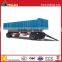 2 or 3 axles 5 ton towing drawbar full type dump truck trailer hyva cylinder