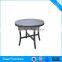 Wooden furniture outdoor aluminum table plastic tabletop