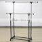 Vivinature Metal double pole Clothes Hanger dryer with wheels drying rack