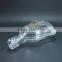 700ml Fancy Shaped Clear Glass Liquor Bottle With Cork Cap