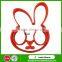 Kitchen Tool Lovely Rabbit Shape Silicone Fried Egg Ring , Silicone Fried Egg Mold