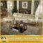 20mm marble rose golden coffee table for wedding banquet