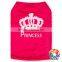 Wholesale Nice Cotton Dog Clothes Lovely Hot Pink Princess Pet Dog Clothes