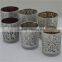 silver candle holder