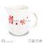 christmas ceramic sugar pot & creamer santa design