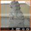 2015 PFM hot sale manufacture price made hand carved natural marble stone foo dog sculptures