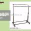 Heavy Duty Metal Collapsible Clothes Rail Clothes Display Rack With Tray