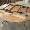 Used Plywood Banquet Round Folding Tables For Sale