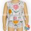 Rash Guard Swimwear Summer Bathing Suit Honey Baby Sunflower Pattern Design New Kids Girls Swimwear