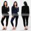 fitness clothes gym Hoodie Womens Velvet Track Suit Matching Set Long Sleeve Zip Up Hoodie And Jogger Pants blank tracksuits
