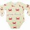 Organic Cotton printed Baby body suits and Soft with Long sleeve body suit with Organic latest design body suit for Babies