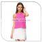 2016 new fashion Pink ladies PLain Crop Tops Wholesale