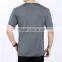 Promotional low price summer round neck white 140g polyester cotton blend blank t shirt manufacturer bangladesh