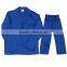 OEM Polycotton Antistatic Blue Workwear Suit Work Jacket And Work Pants