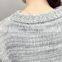 Fashion Strip Round Neck Ladies Twinset Dress Sweater/Long Sleeved Knit Dress