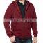 Men's Long Sleeve Fleece Lined Zip-up Hoodie