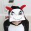 flannel cartoon adult animal jumpsuit animal pajamas jumpsuit devil design