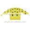 Girl's cotton allover polka dot jacquard long sleeve pullover sweater