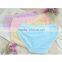 1pc 5 size cheap cotton mid waist breathable and comfortable girl underwear,lady underwear