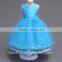 2017 New Arrival Kids Fancy Wedding Matt Satin Dress Baby Girl Evening Party Skirt