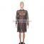 B33756A Latest autumn real photo women floral lace embroidery dress
