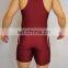 Custom Sublimated High Stretch Lycra Fabric Wrestling Singlet
