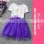 Hot Sale Summer New Girls Clothing Polka Dot Cotton Dress Kids Party Dress