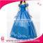 Blue Princess Dress Cosplay Costumes Halloween Costume