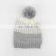 Western style colors autumn and winter women's knit hat outdoor warm hair ball cap