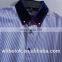 Customized Men's striped slim fit shirt high quality dress shirt lined