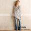 Designed spring striped pattern ladies new stylish casual tops