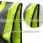 Reflective safety vest with pockets and zipper KF-002Y