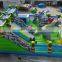 HI 0.55mm PVC kids and adults inflatable dinosaur amusement park games for sale from China factory