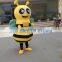 Factory sale free shiping lifesize mascot costume bee costume