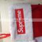 promotional santa stocking with custom imprint via embroidery