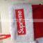 promotional santa stocking with custom imprint via embroidery