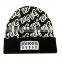 Hot selling fashion stock black Winter Hat Knitted Knitting Hat Beanie