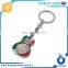 Highest Quality Embossed Present Souvenir Italy Key Chain Custom Keychain