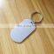 Made in China full printed logo with epoxy metal dog tag with keyring