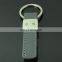 High quality metal leather custom fashion PU leather key chain