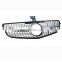 Silver Front grill diamond grille for Mercedes Benz W204 C CLASS C200 C250 C300 C350 2007-2014