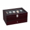 Drawer High Glossy Wooden Watch Display Box Case & Mens Watches Jewelry Boxes Organizer Wholesale